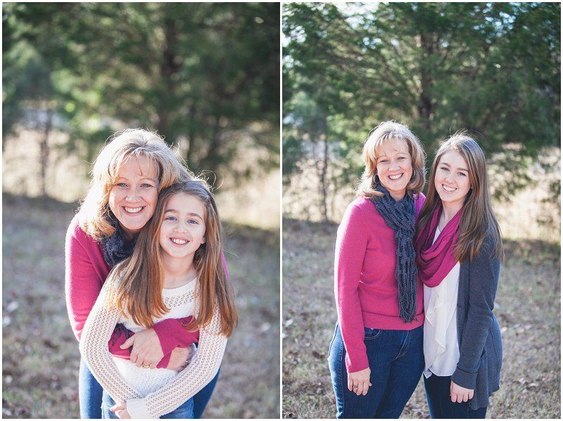 mamma and her girls Charlotte north carolina fall family photography session