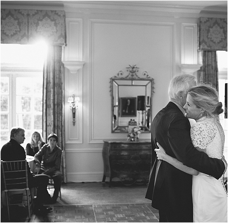 Father daughter dance at the charlotte duke mansion wedding reception