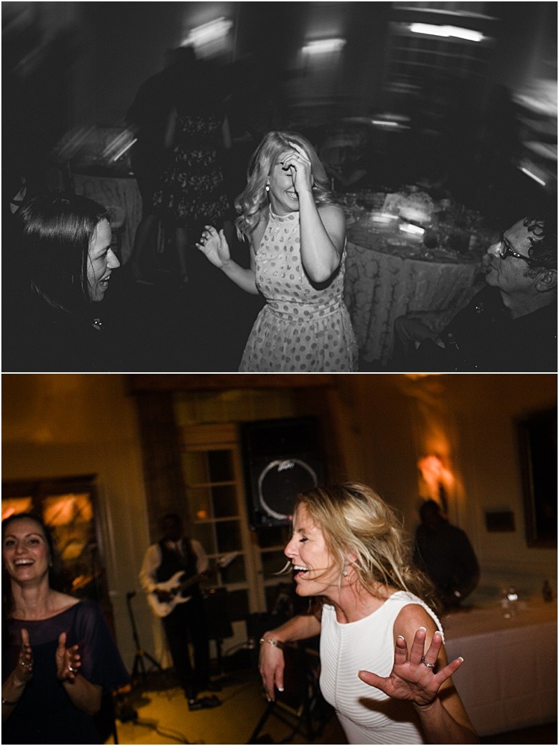 Shutter drag and dancing at the charlotte duke mansion wedding reception