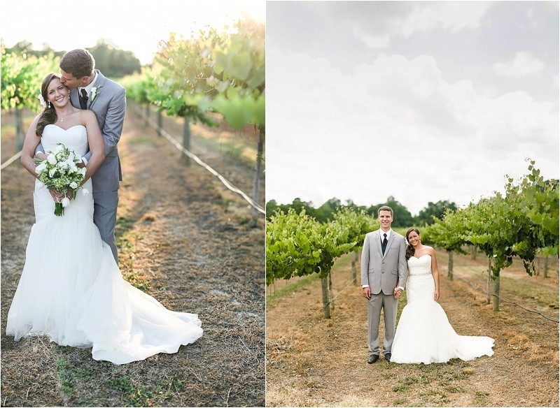 Brenizer Bride and groom portraits during the vineyard wedding at the Hinnant Family Vineyard in Pine Level Nc near Raleigh