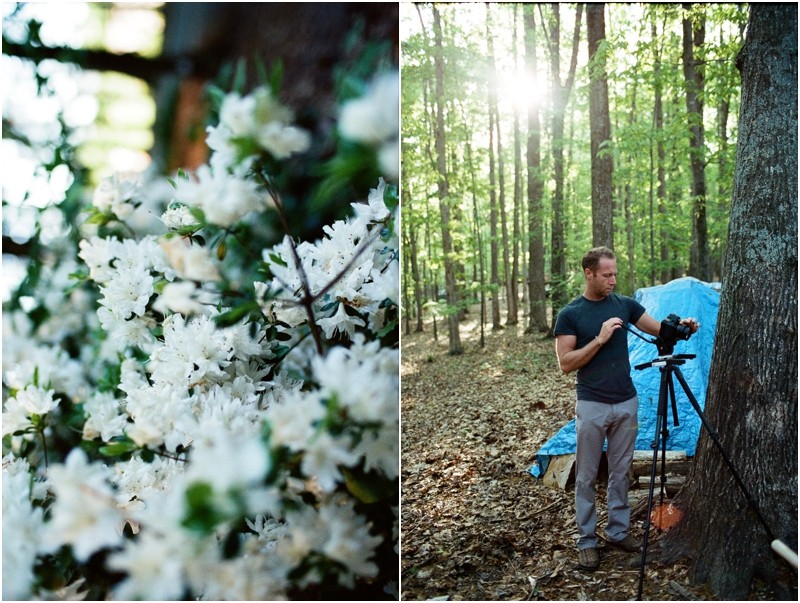Film shots of our videographer film photography wedding film photographers charlotte nc
