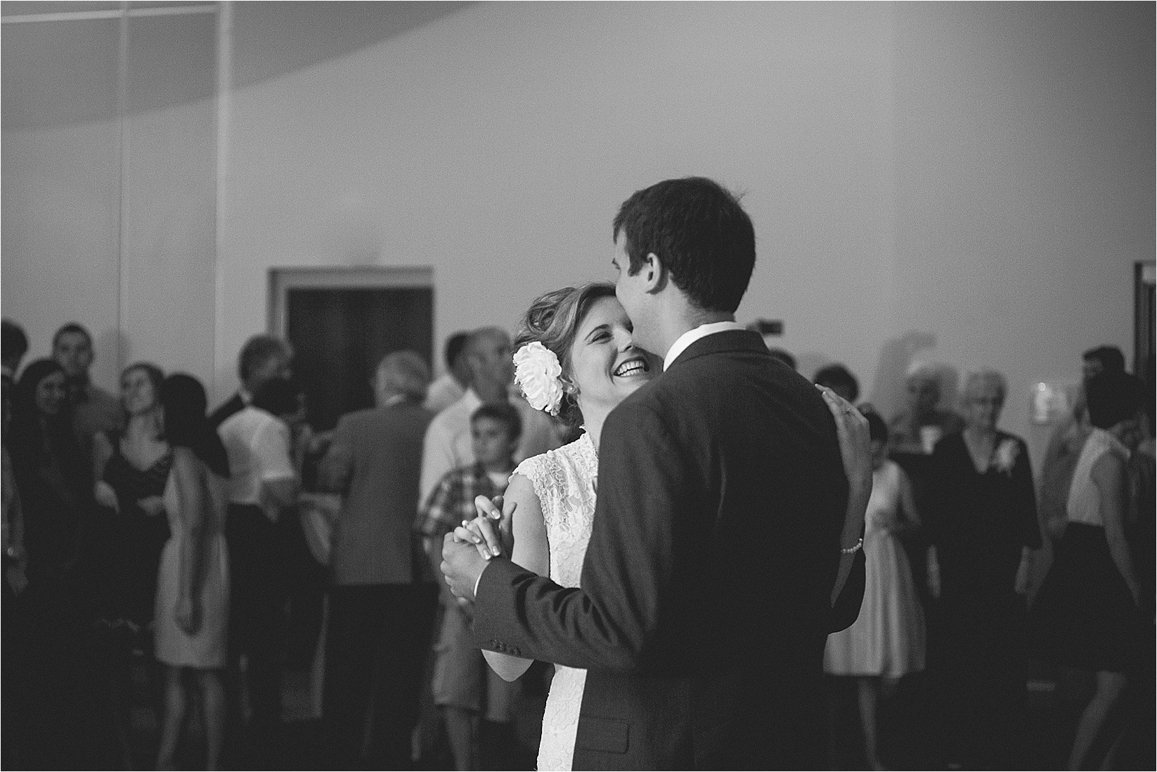 First dance at the davidson college chapel wedding in Davidson north Carolina and the Charles mack citizen center wedding and reception