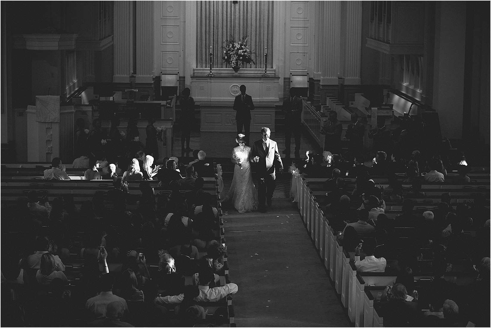 the light across their face in the davidson chapel wedding