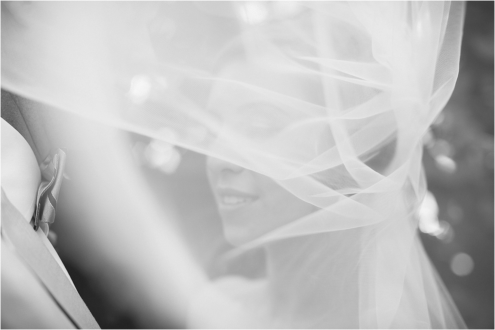 artsy veil shot during their wedding at the Historic Rural Hill wedding ceremony and reception in Huntersville nc