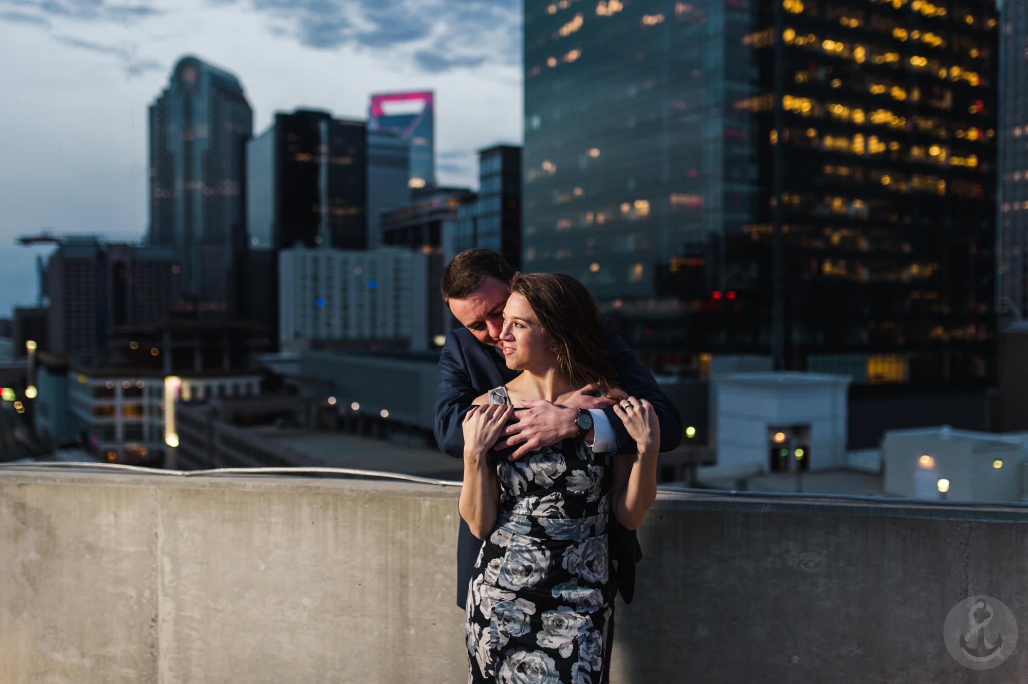 Uptown Charlotte Engagement Session 34