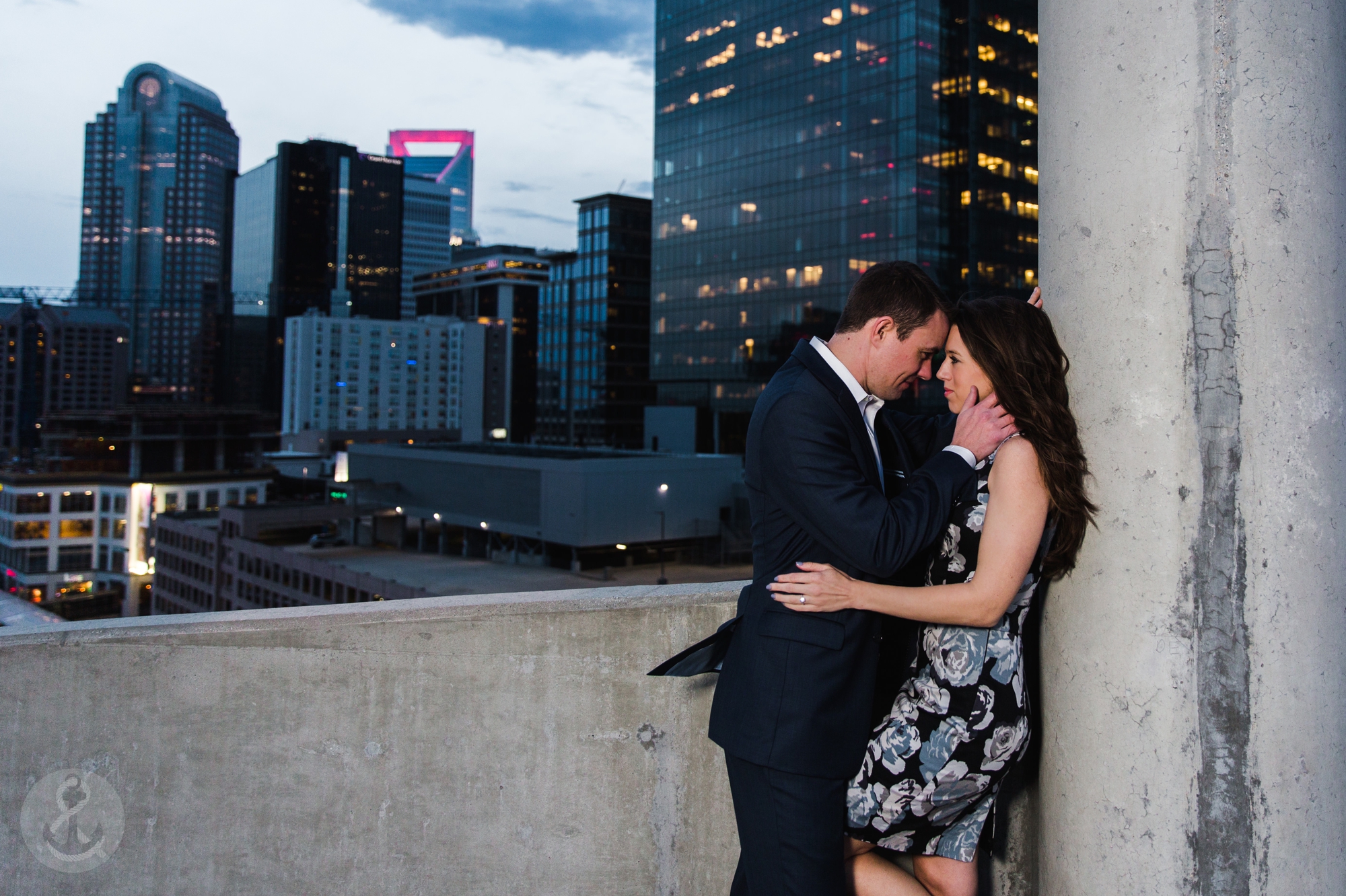 Uptown Charlotte Engagement Session 4