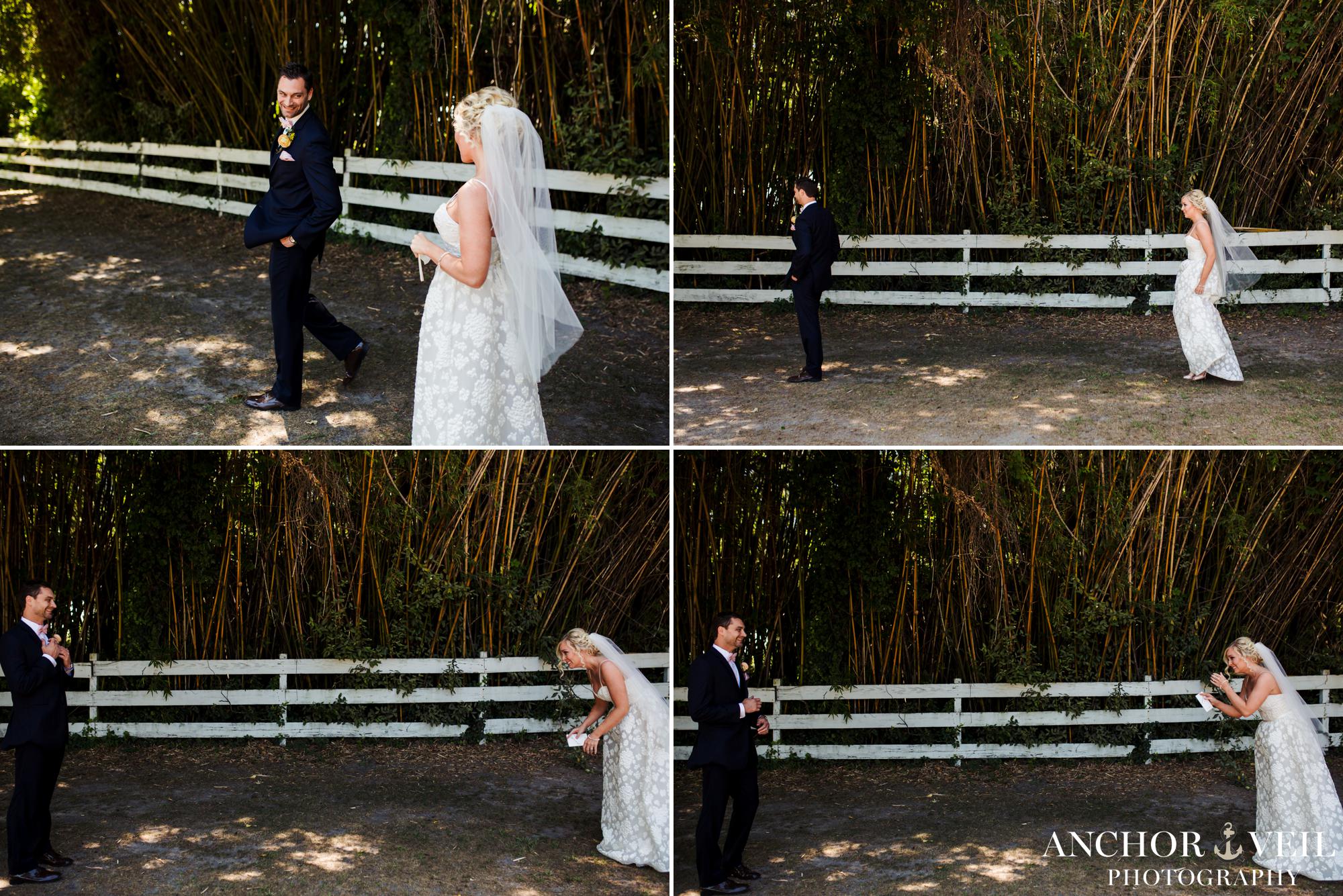 first look sequence outside of Alhambra hall