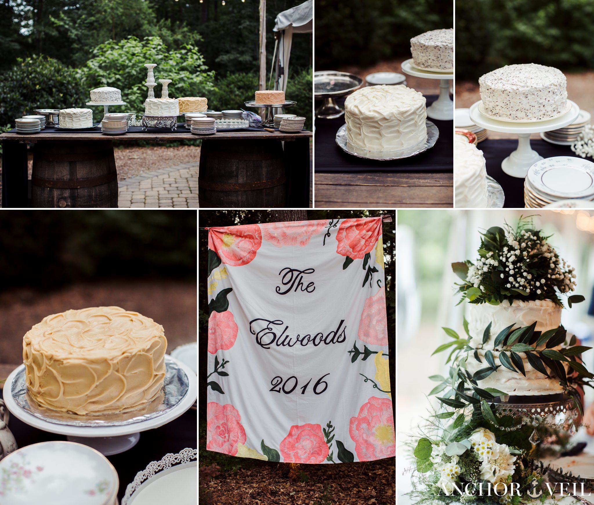 cakes and reception details