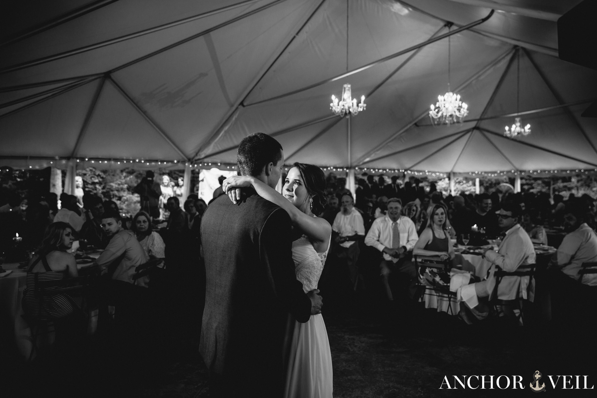 groom and bride first dance