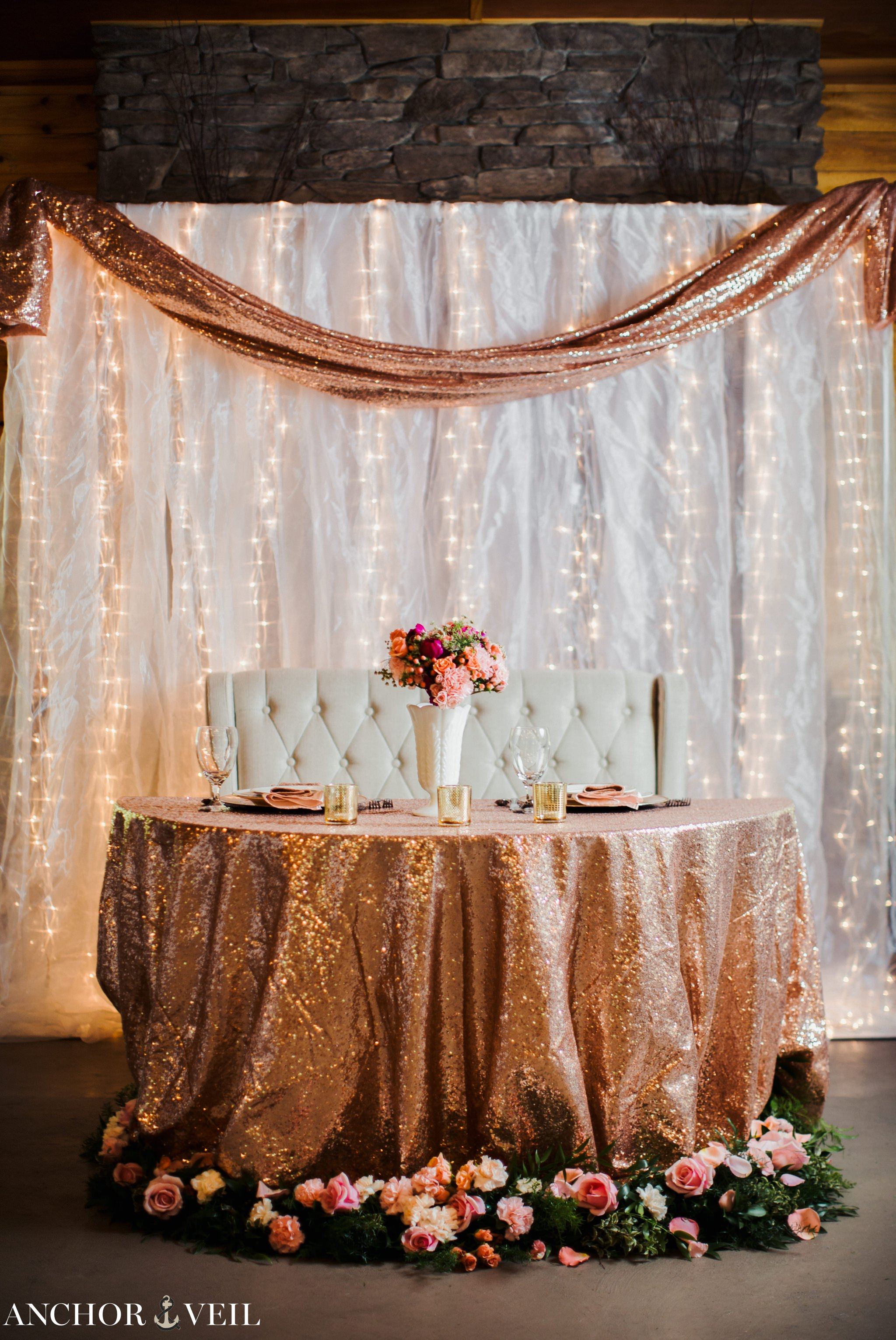 the beautiful tables and florals