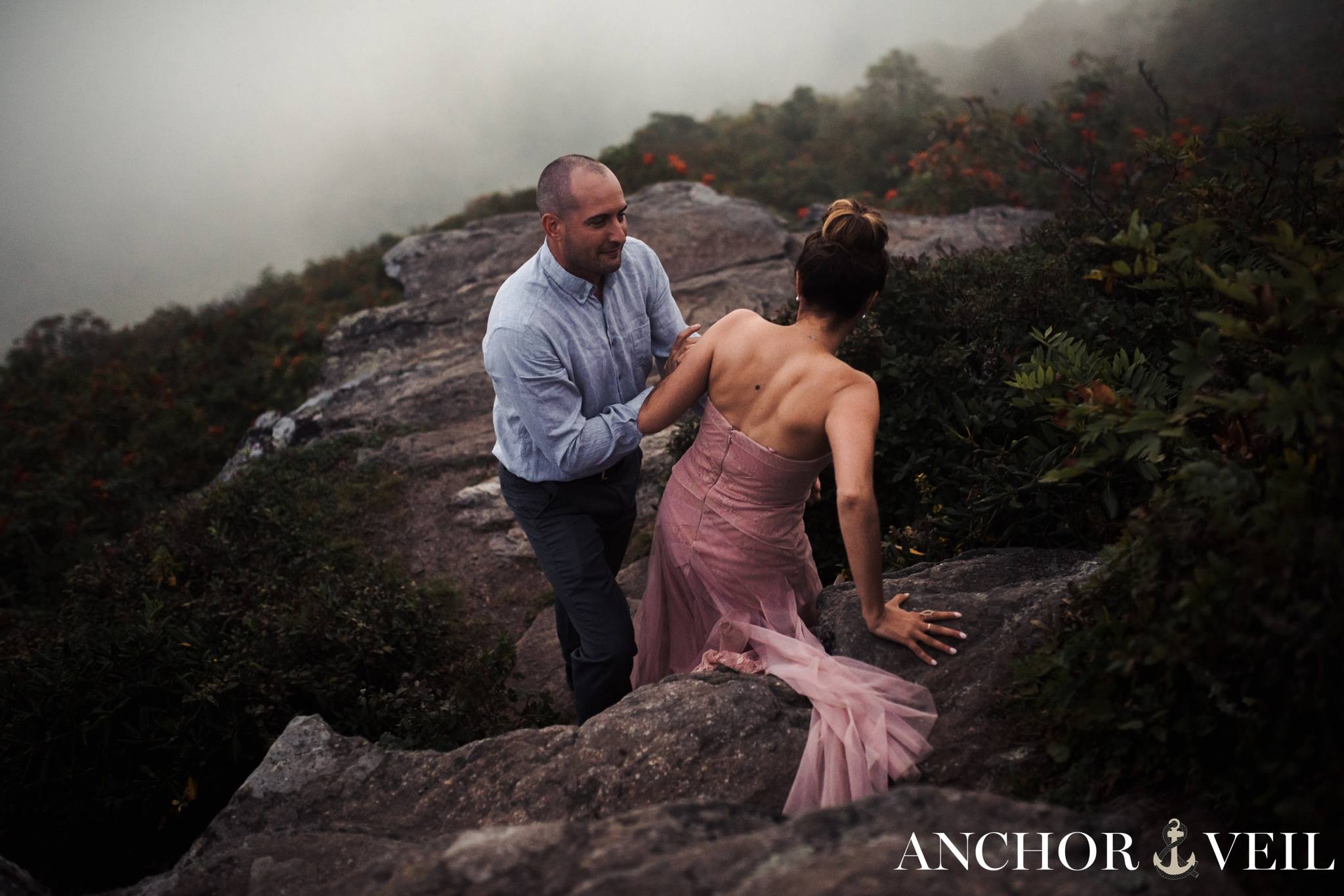 craggy-gardens-engagement-session-anniversary-shoot-53