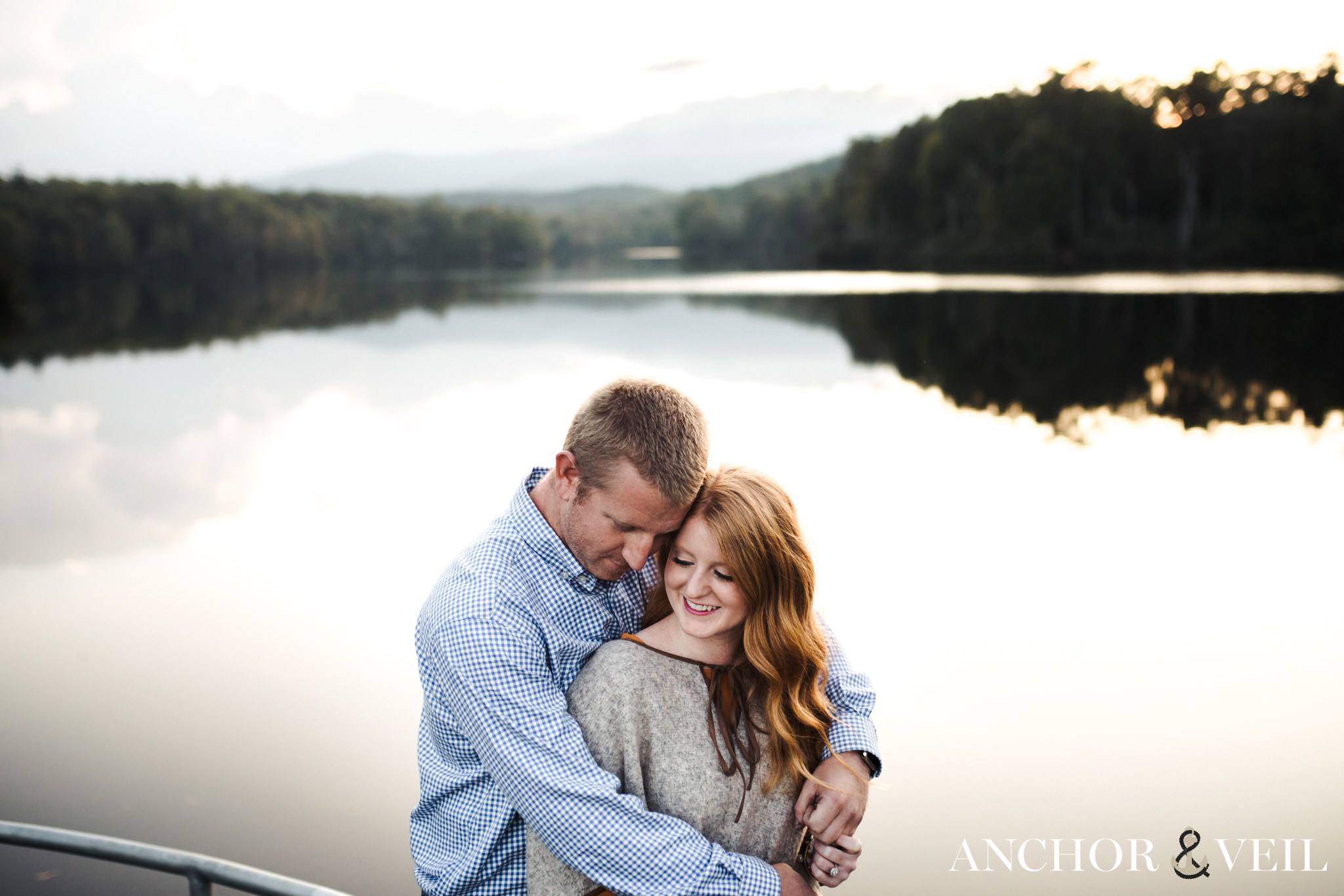Lake James in Boone during this Engagement Session