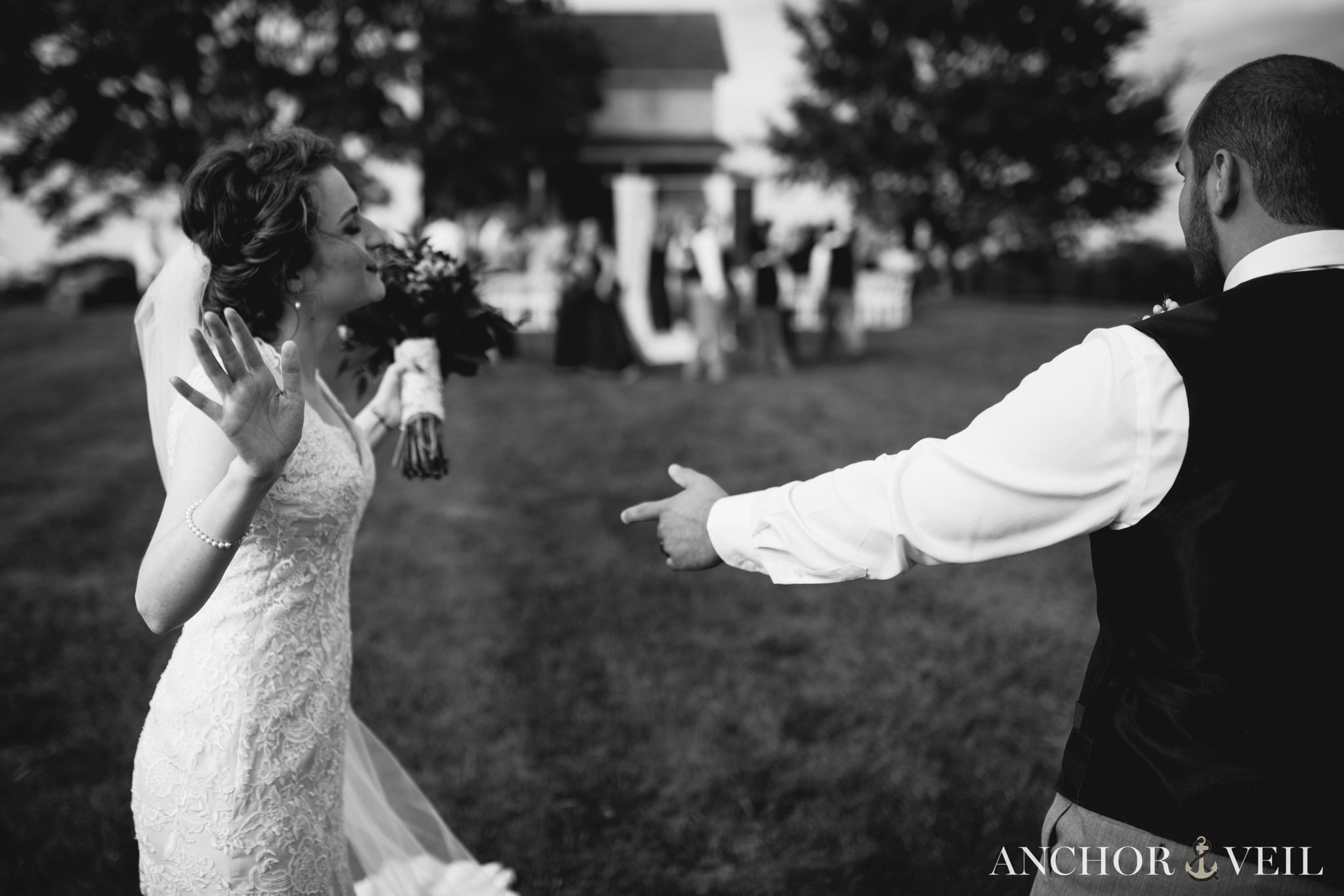dancing after the wedding at Hunting Creek Farms Wedding