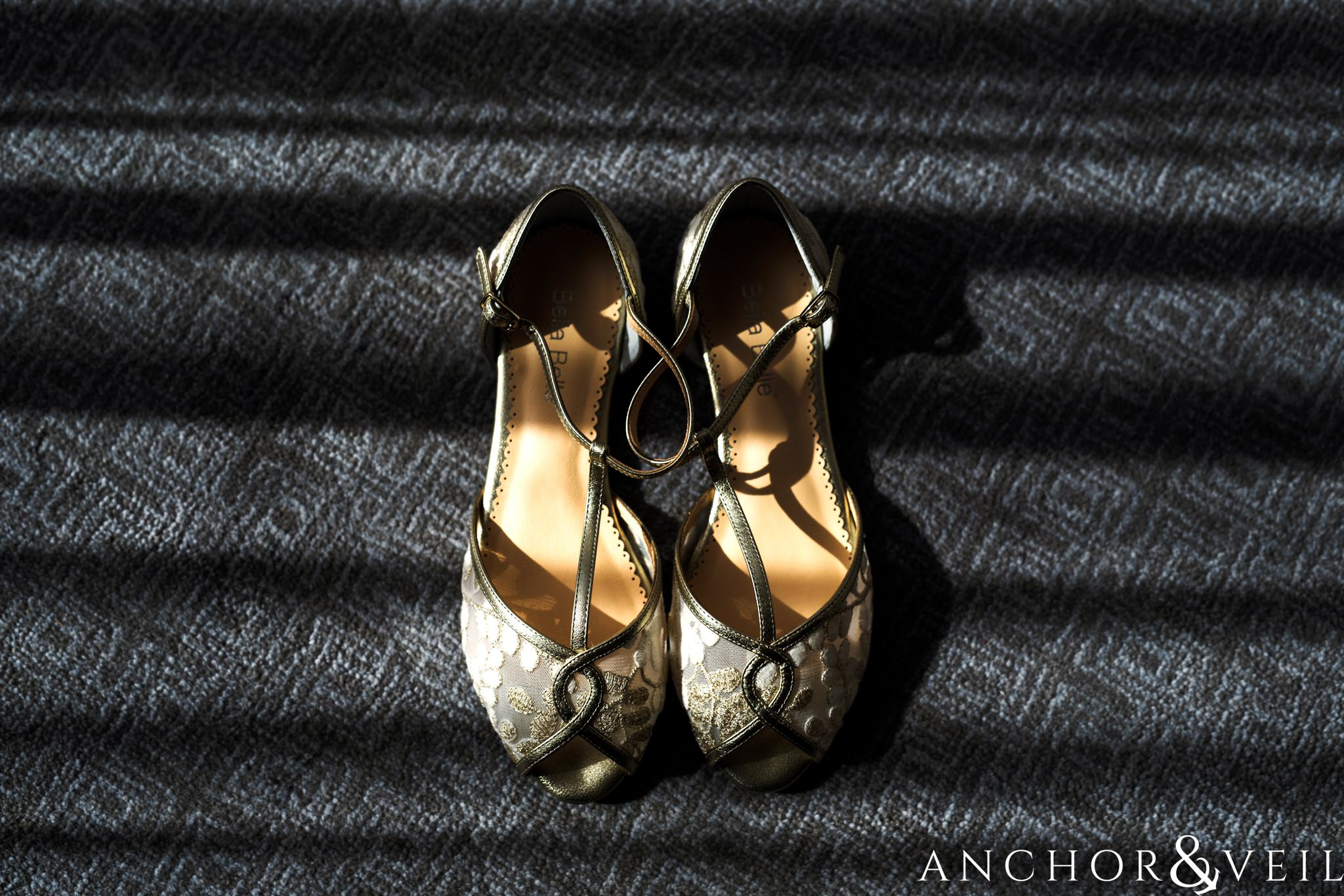 flat shoes with light during their ritz Carlton wedding in Uptown Charlotte NC