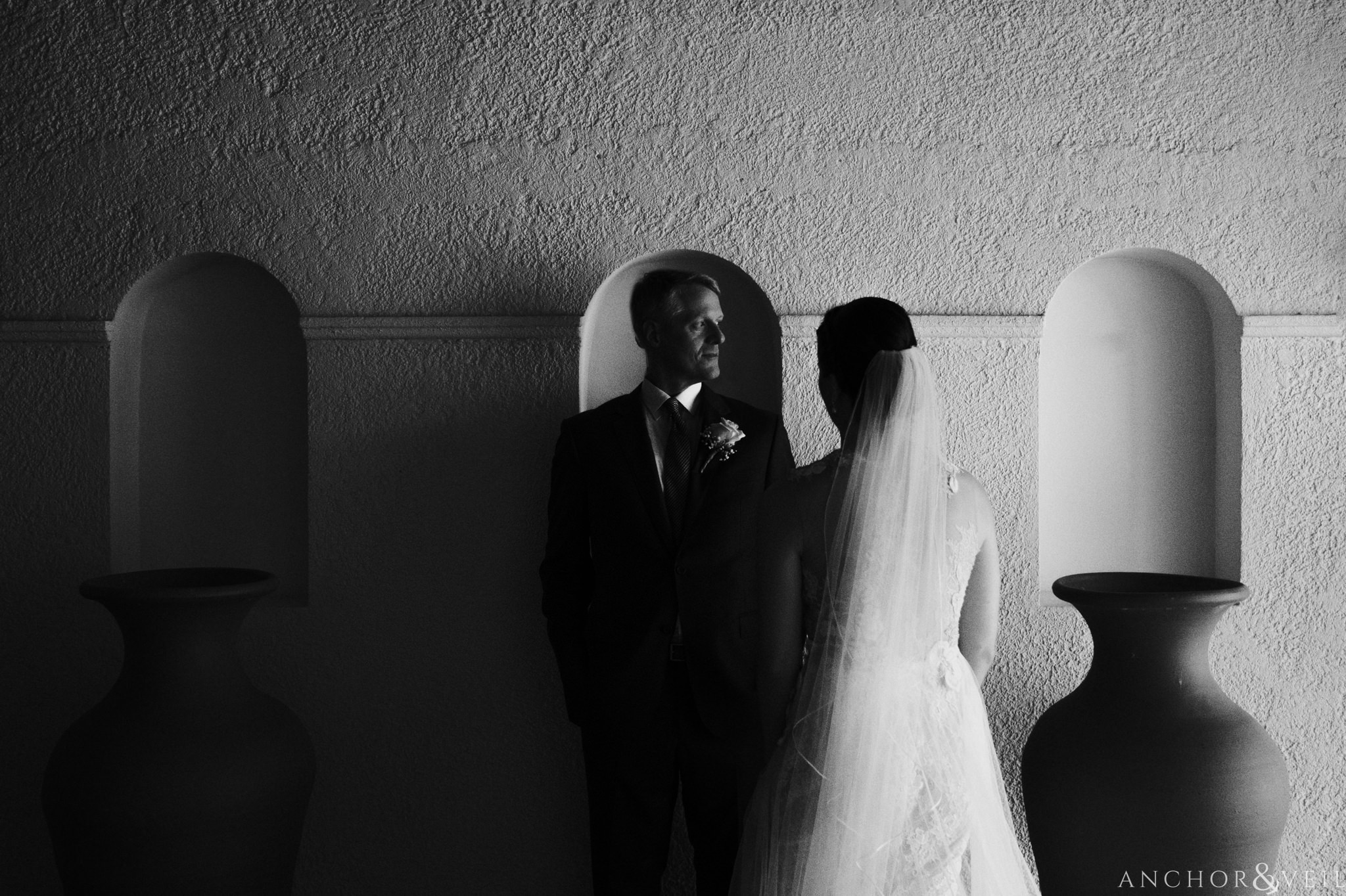 more arches and shadows with the groom