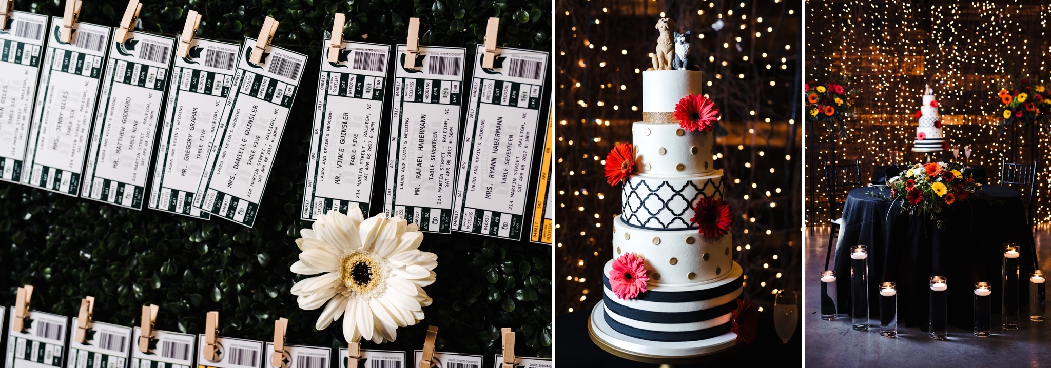 cake and escort cards 214 martin st wedding