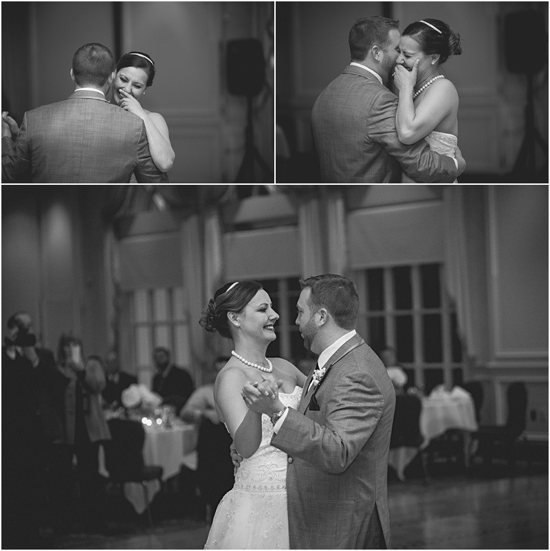 A lovely first dance with the bride and groom during the sparkler exit with a fur wrap during the High Point North Carolina Wedding at First Baptist Church High Point and high point country club at Emerywood
