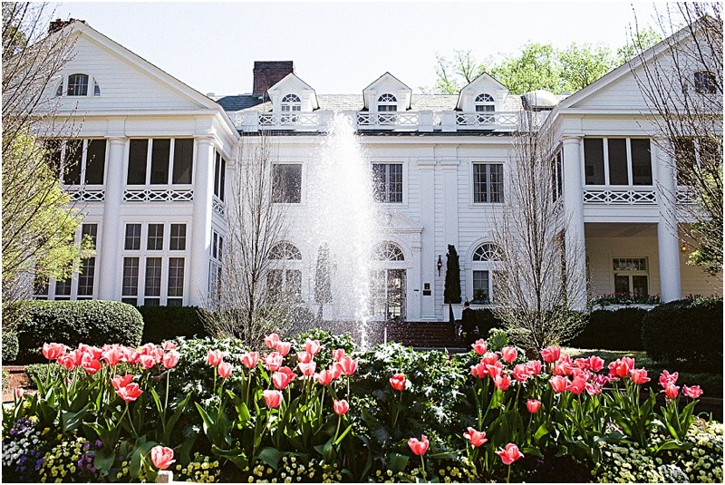 The front of The Duke Mansion Wedding Venue in Charlotte NC