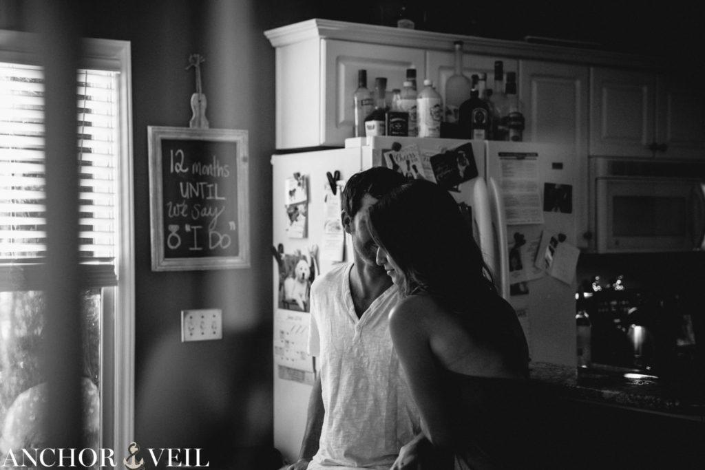 Cozy Home Engagement Session | Photographers in Charlotte Nc