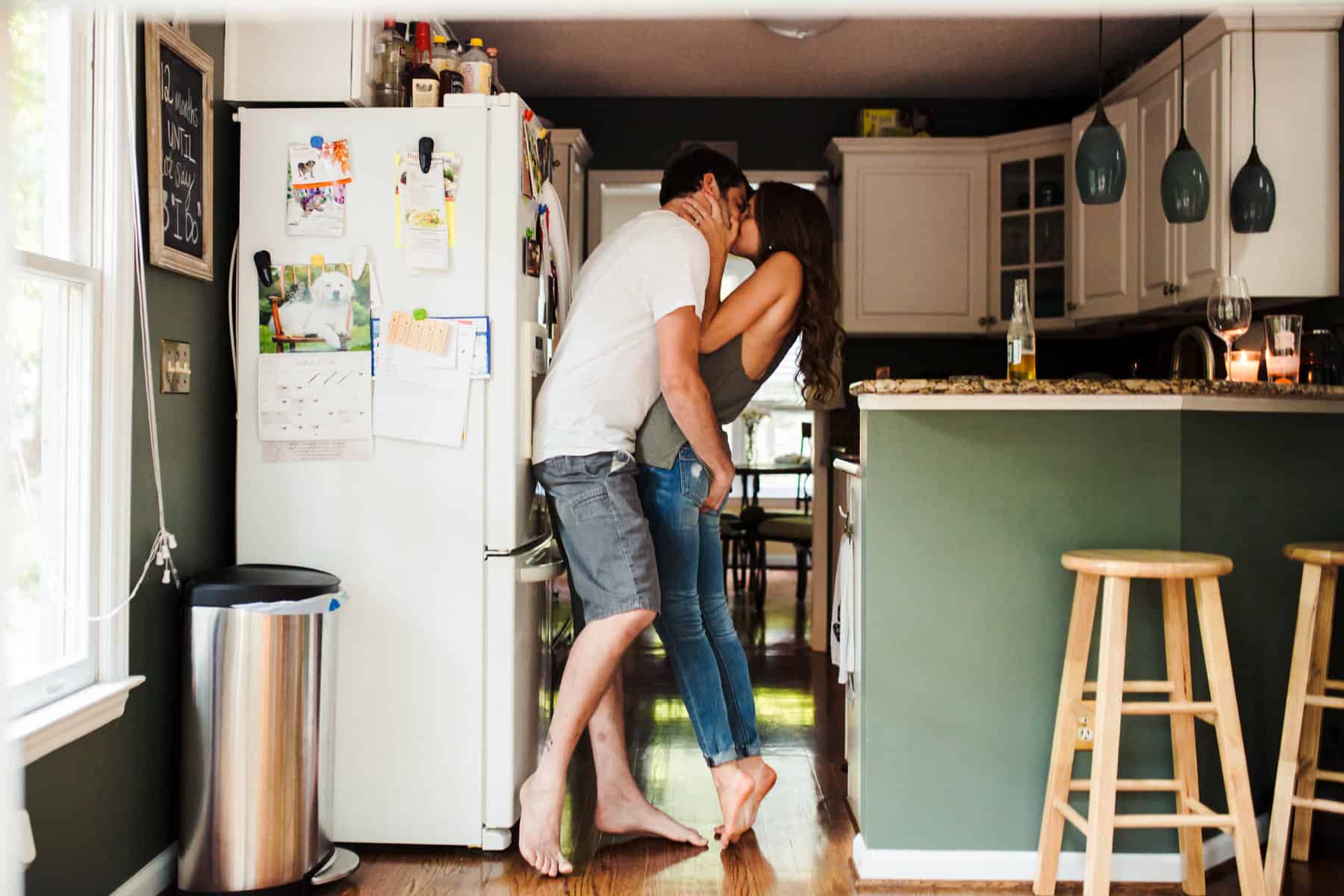Engagement Session located in their home